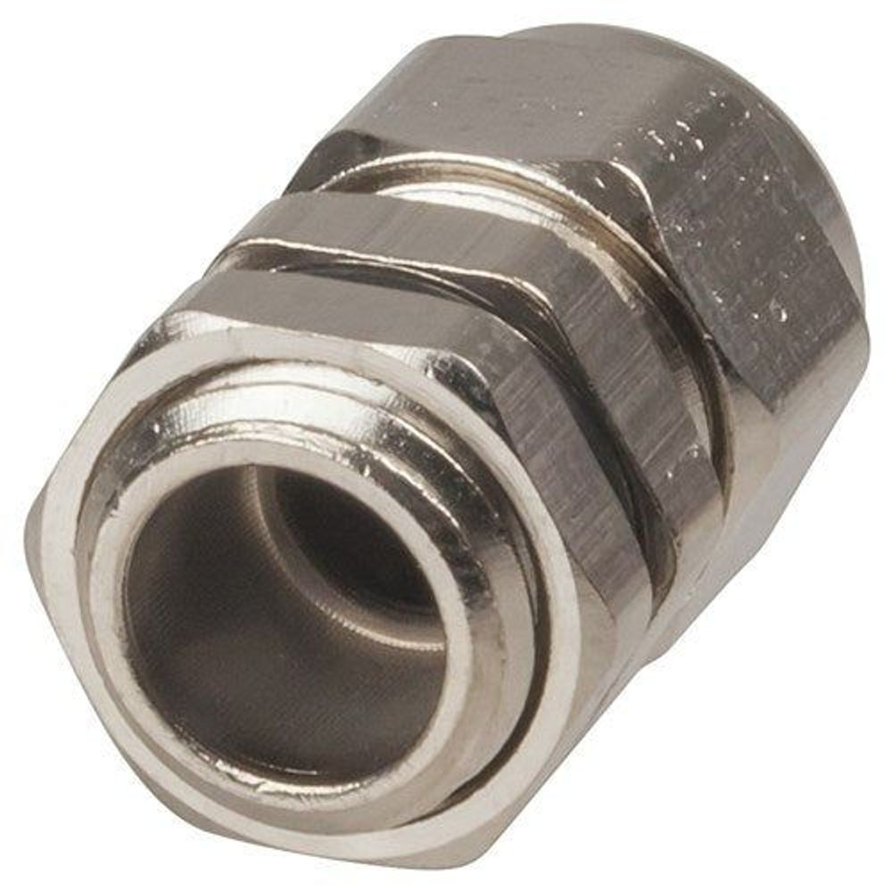 HP0744 - IP68 Nickel Plated Copper Cable Glands 3 to 6.5mm Pack of 2