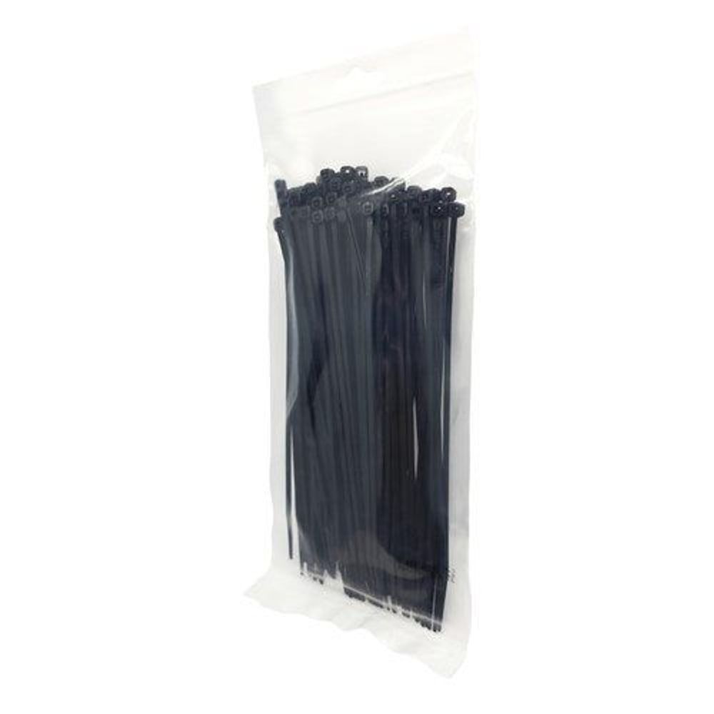 HP1205 - 200mm Black Cable Ties - 100