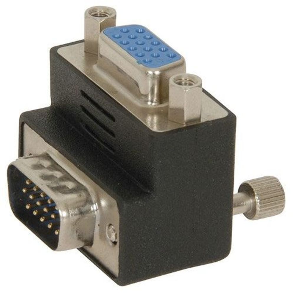 PA0898 - VGA Plug to Socket 90° Up