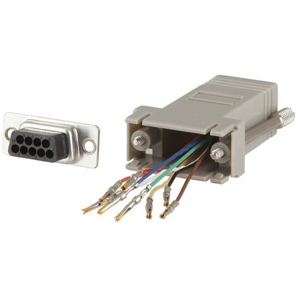 PA0906 - D9 Female to RJ45 Computer Adaptor | Tech Supply Shed