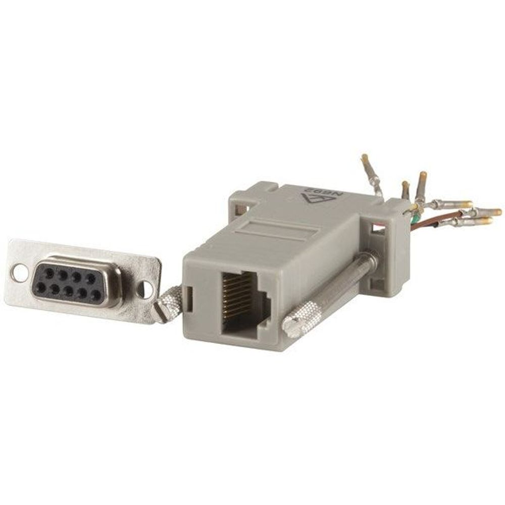 PA0906 - D9 Female to RJ45 Computer Adaptor