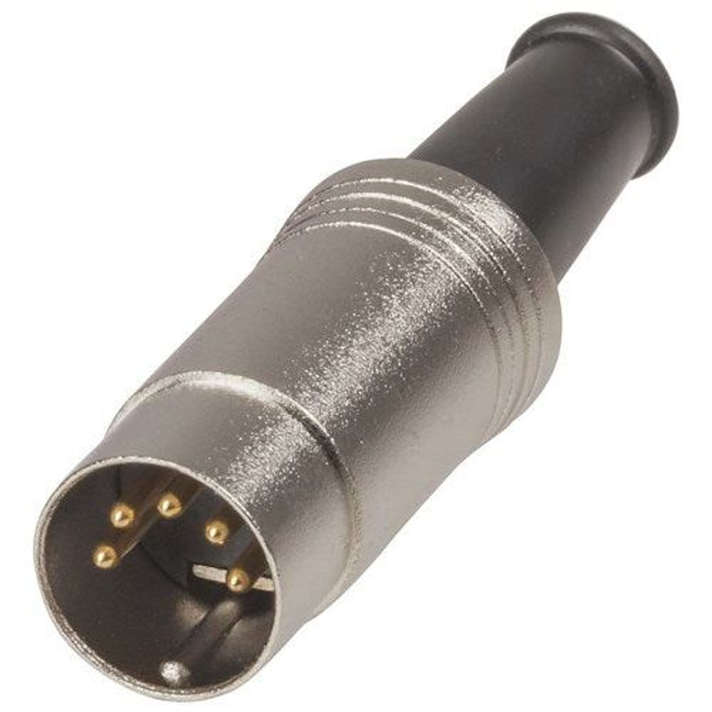 PP0306 - 5 Pin DIN Plug - Metal Case