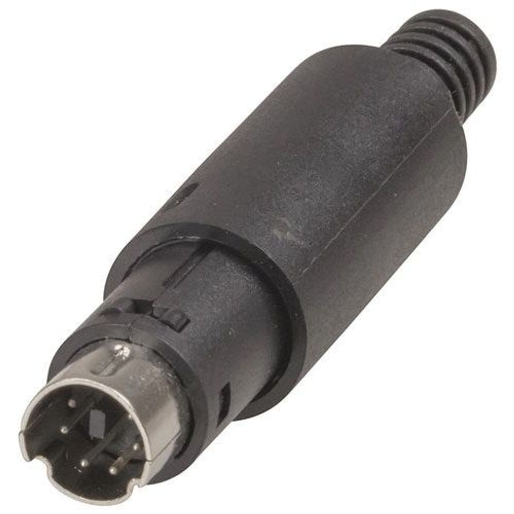 PP0366 - 6 Pin MINI DIN Plug Din / S-VHS