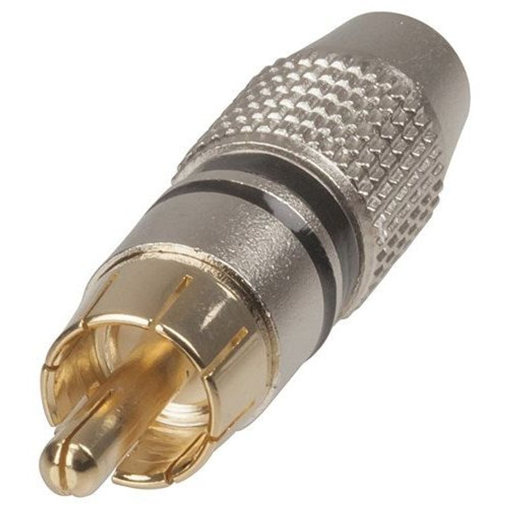 PP0232 - Quality Gold RCA Plugs - Black