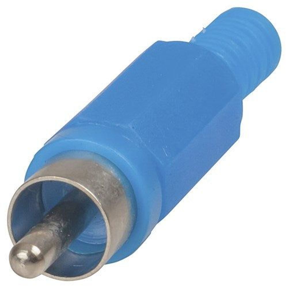 PP0238 - RCA Plug Plastic Blue