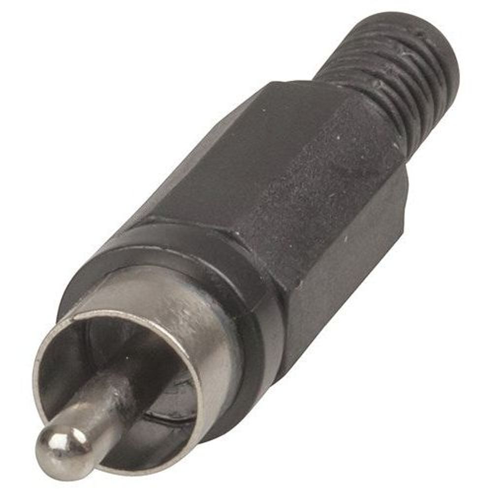 PP0242 - Black RCA Plug Plastic