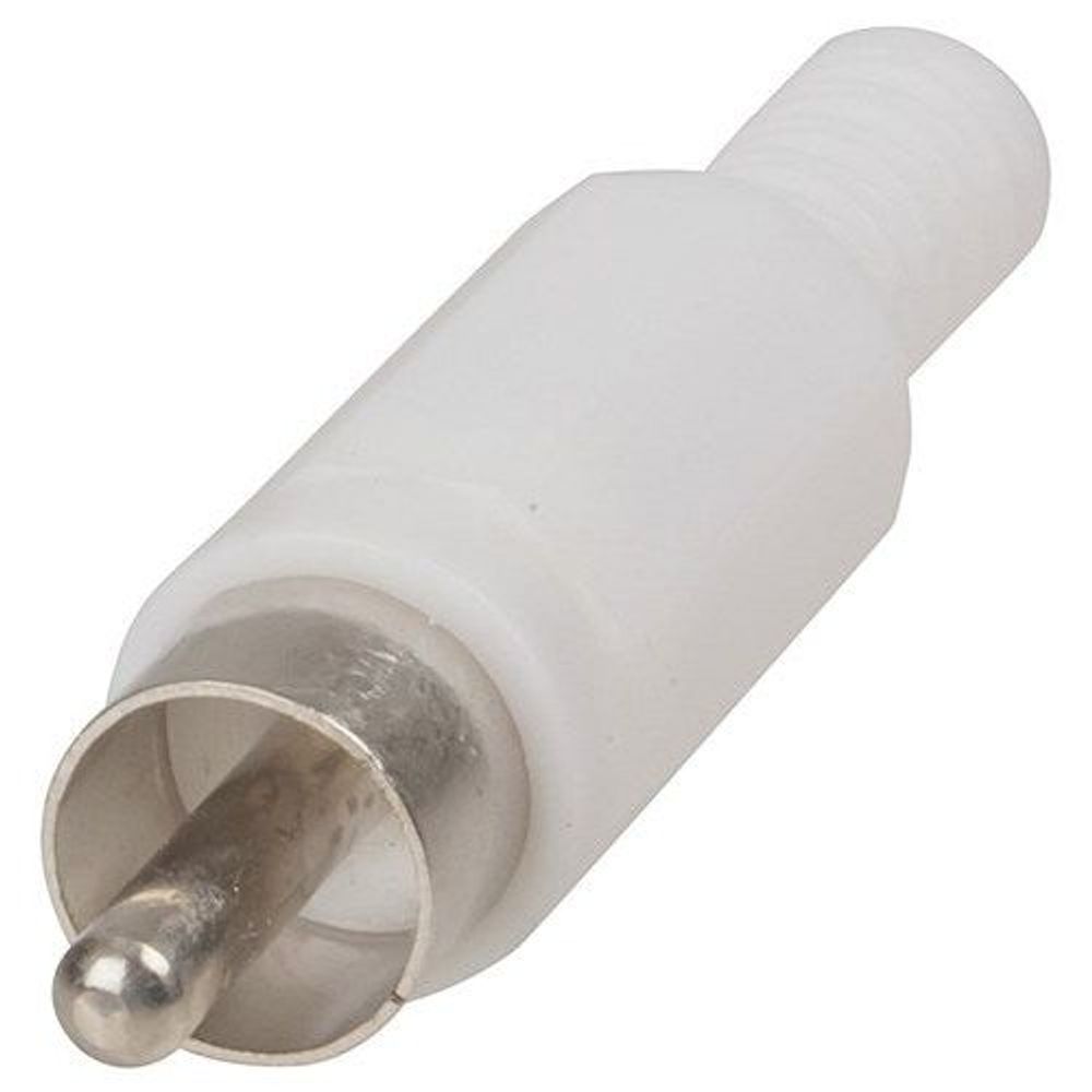 PP0244 - White RCA Plug Plastic