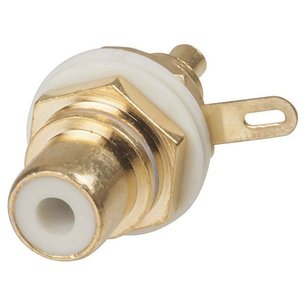 PS0278 - High Quality Gold Insulated Socket - White
