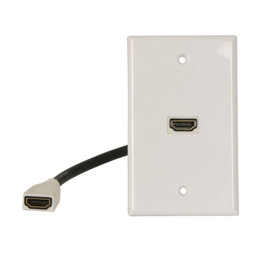 PS0281 - HDMI 2.0 wall plate with flylead