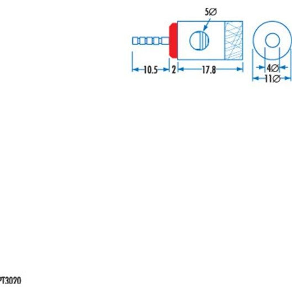 PT3020 - Red Gold Jumbo Speaker Cable Terminal