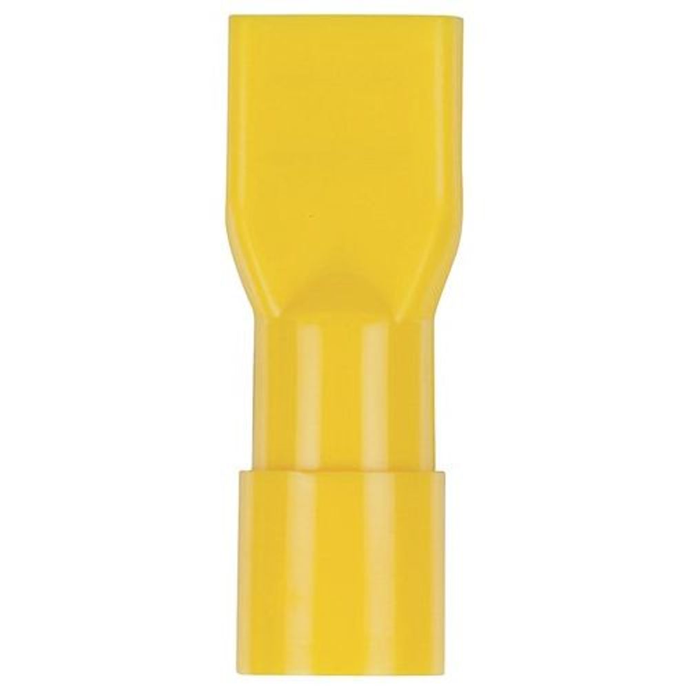 PT4725 - Fully Insulated Female Spade - Yellow - Pack of 8