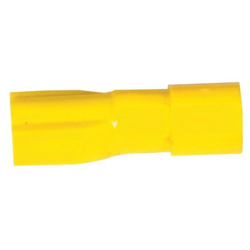 PT4726 - Yellow Fully Insulated Female Spade - Pack of 50