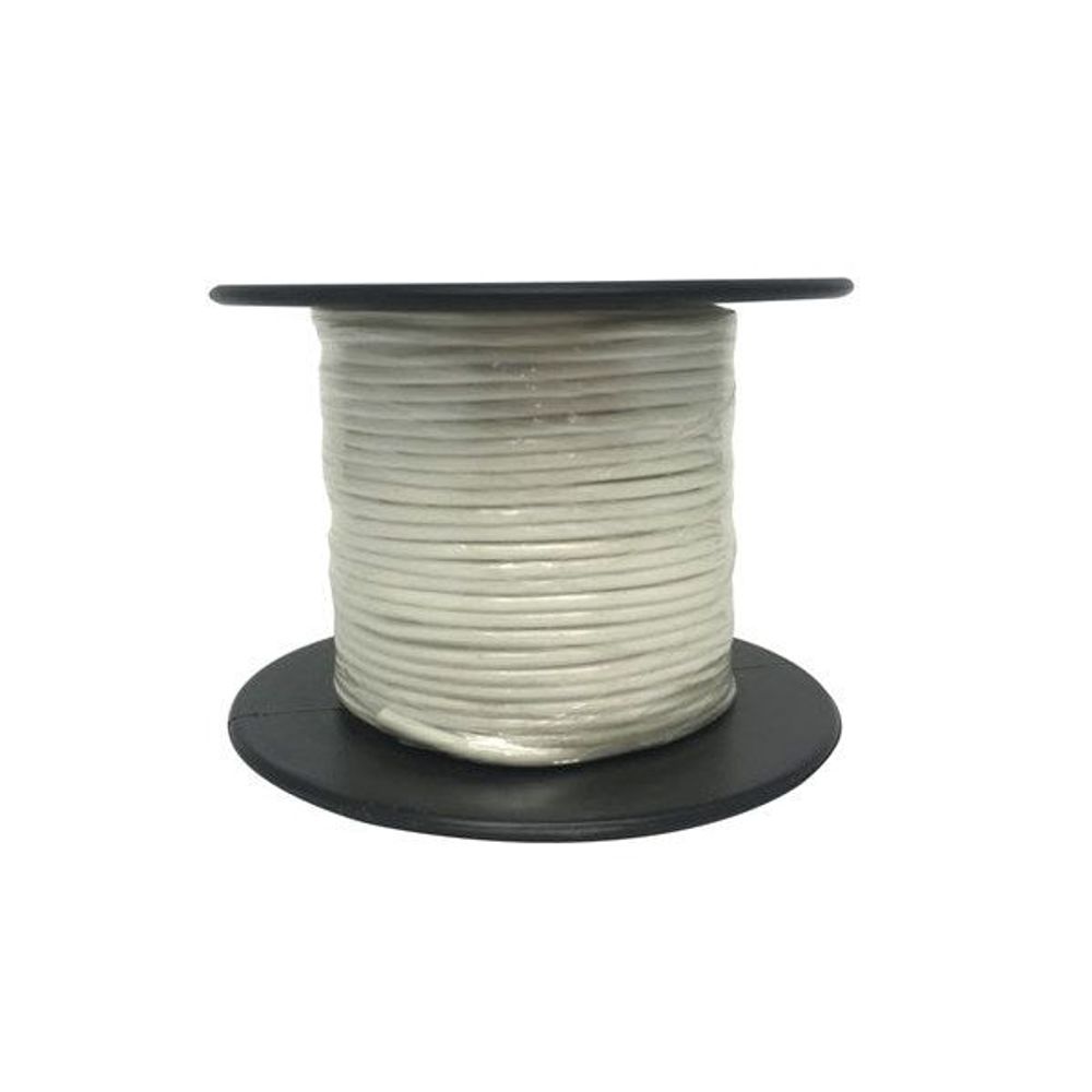 WH3007 - White Light Duty Hook-up Wire - 25m