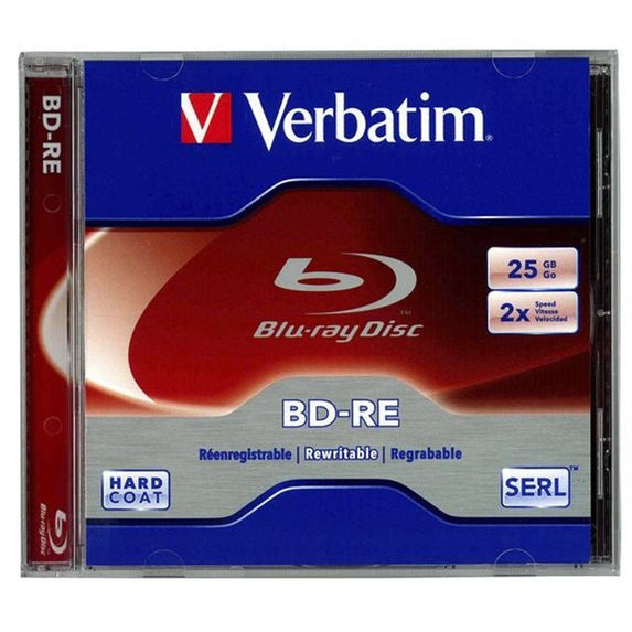 43714 - Verbatim Blu-Ray Discs 25GB Single 6x | Tech Supply Shed