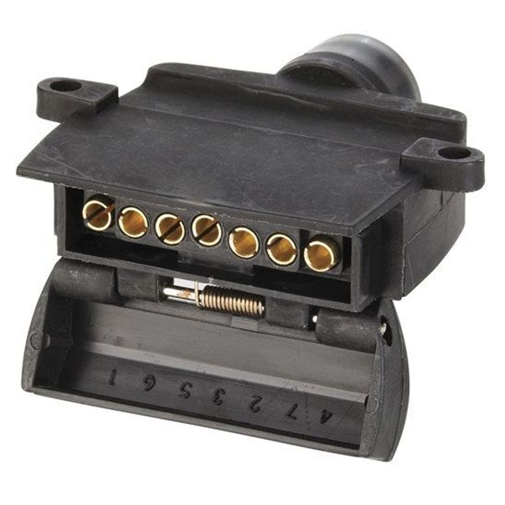 PS2051 - 7 Pin Flat Trailer Socket