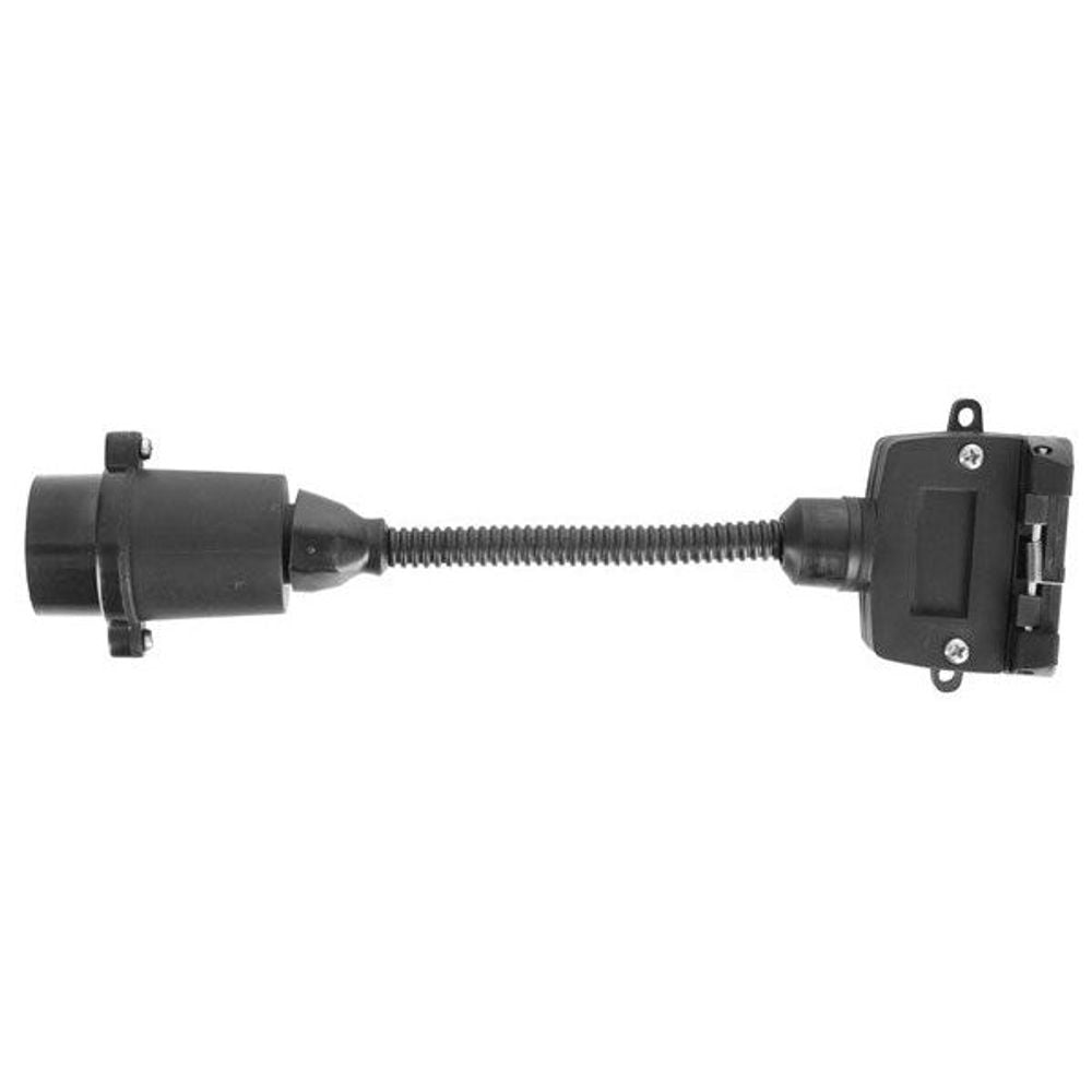 PA2064 - Trailer Adaptor - 7 Pin Large Round Plug to 7 Pin Flat Socket