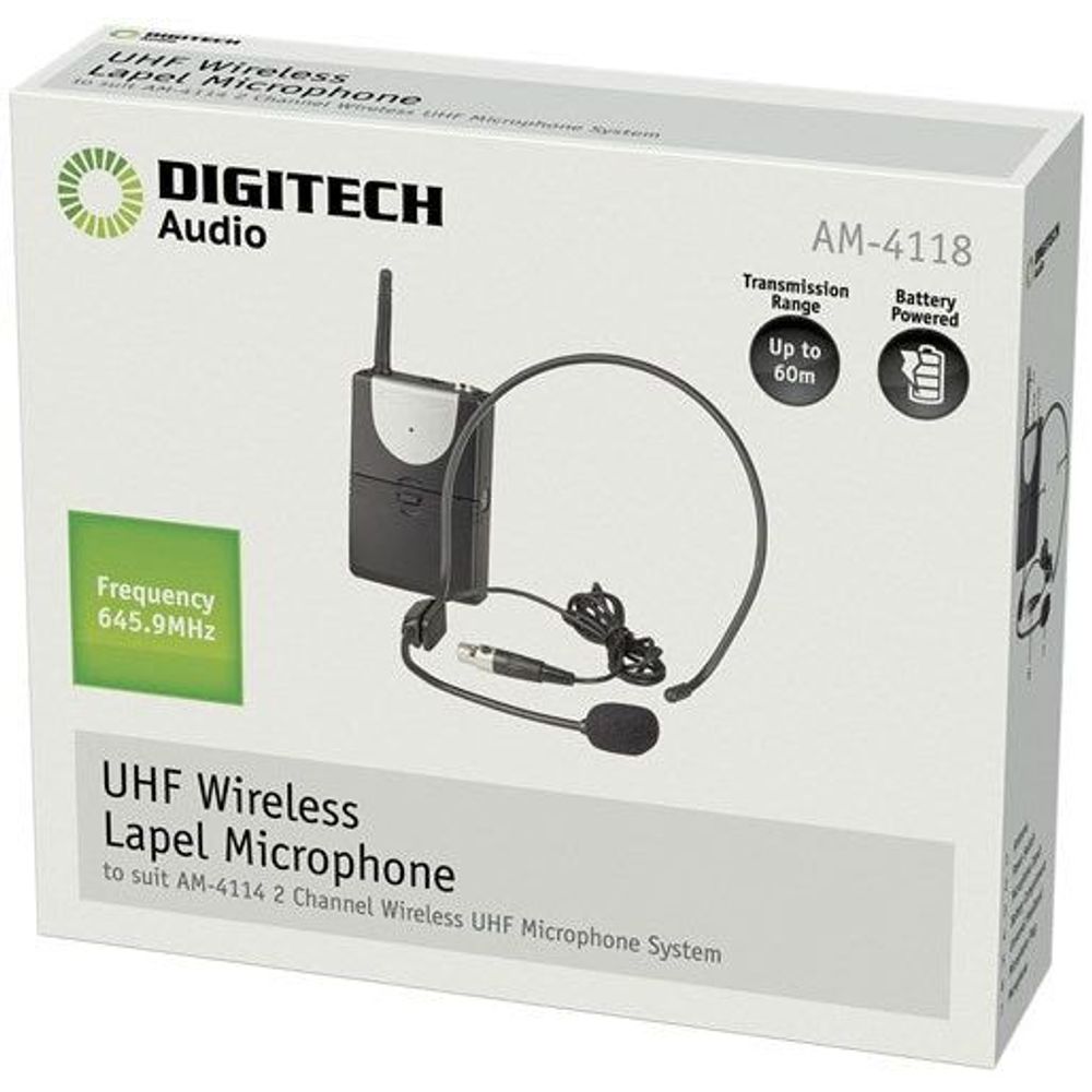 AM4118 - Digitech Channel B UHF Headband Microphone for AM4132