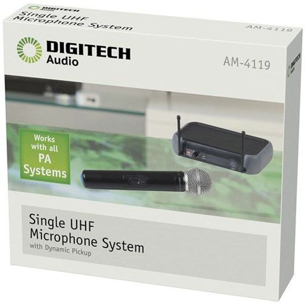 AM4119 - Digitech Single Channel Wireless UHF Microphone