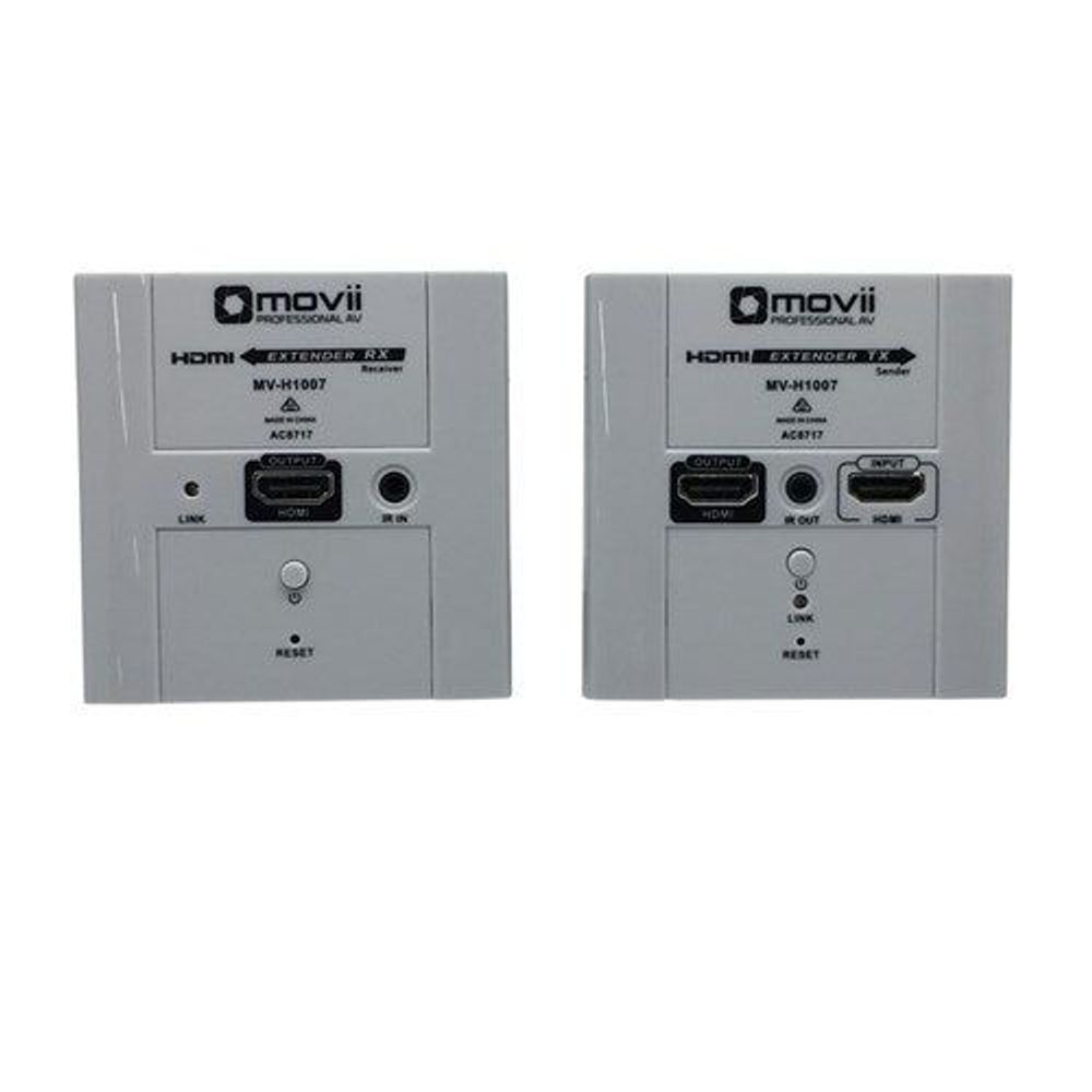 AC8717 - Movii Wall Plate HDMI Extender Cat6