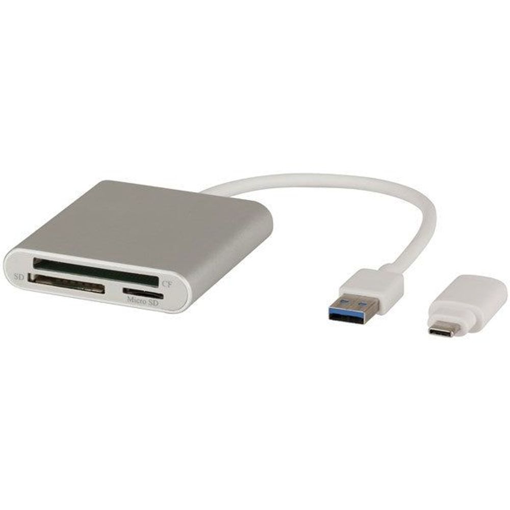 XC4310 - USB 3.0 Multi Card Reader with Type-C Adaptor