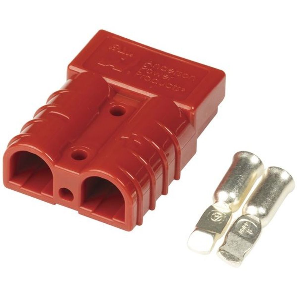 PT4426 - Anderson 50A Power Connector 8 Gauge Contacts - Red