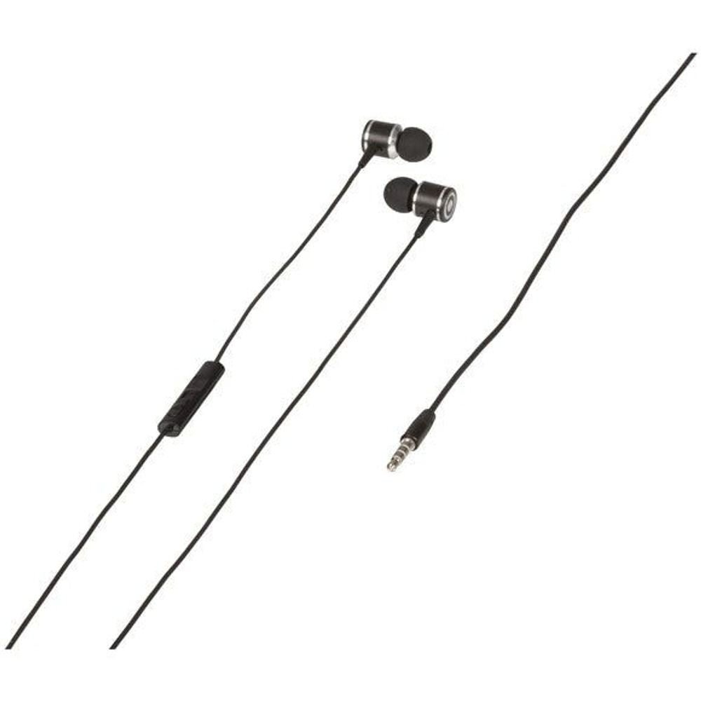 AA2156 - Digitech Aluminium Stereo Earphones with Microphone and Volume Control