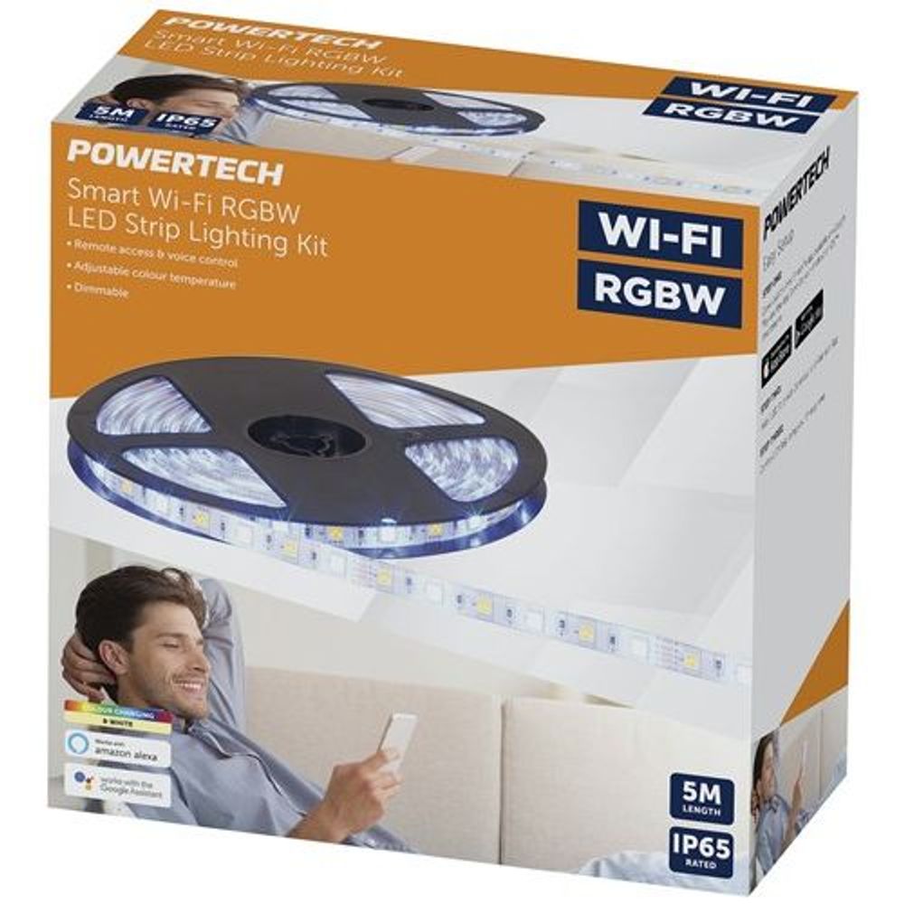 ST3992 - Smart Wi-Fi RGBW LED Strip Lighting Kit with Easy App Control
