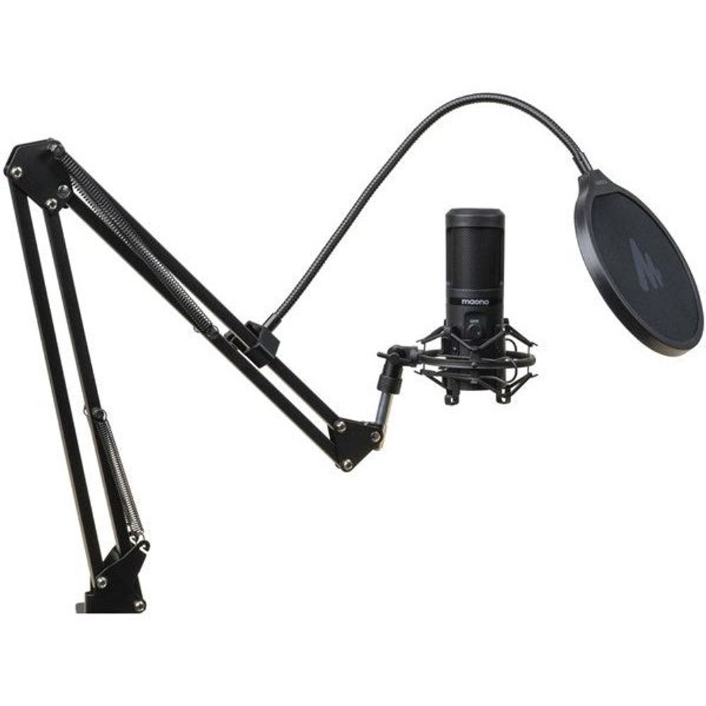 AM4226 - Maono 192KHZ/24BIT Professional Podcast Microphone with Desk Mount Arm and Accessories