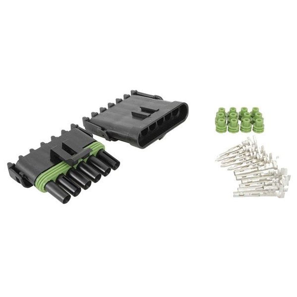 PP2166 - Automotive Waterproof FS Plug and Socket Set - 6 Way