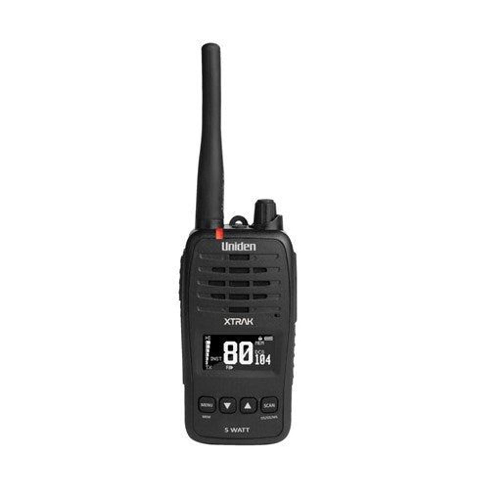 XTRAK50 - 5 Watt Waterproof Smart UHF Handheld Radio with Large OLED Display with Instant Replay Function