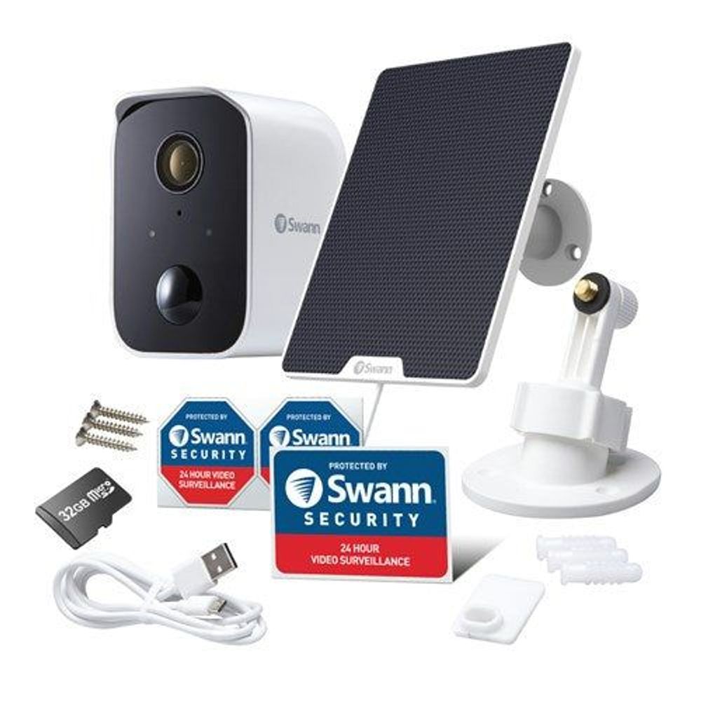 SWIFI-CORESOL-GL - Swann Wi-Fi Battery Powered Camera and Solar Panel Pack