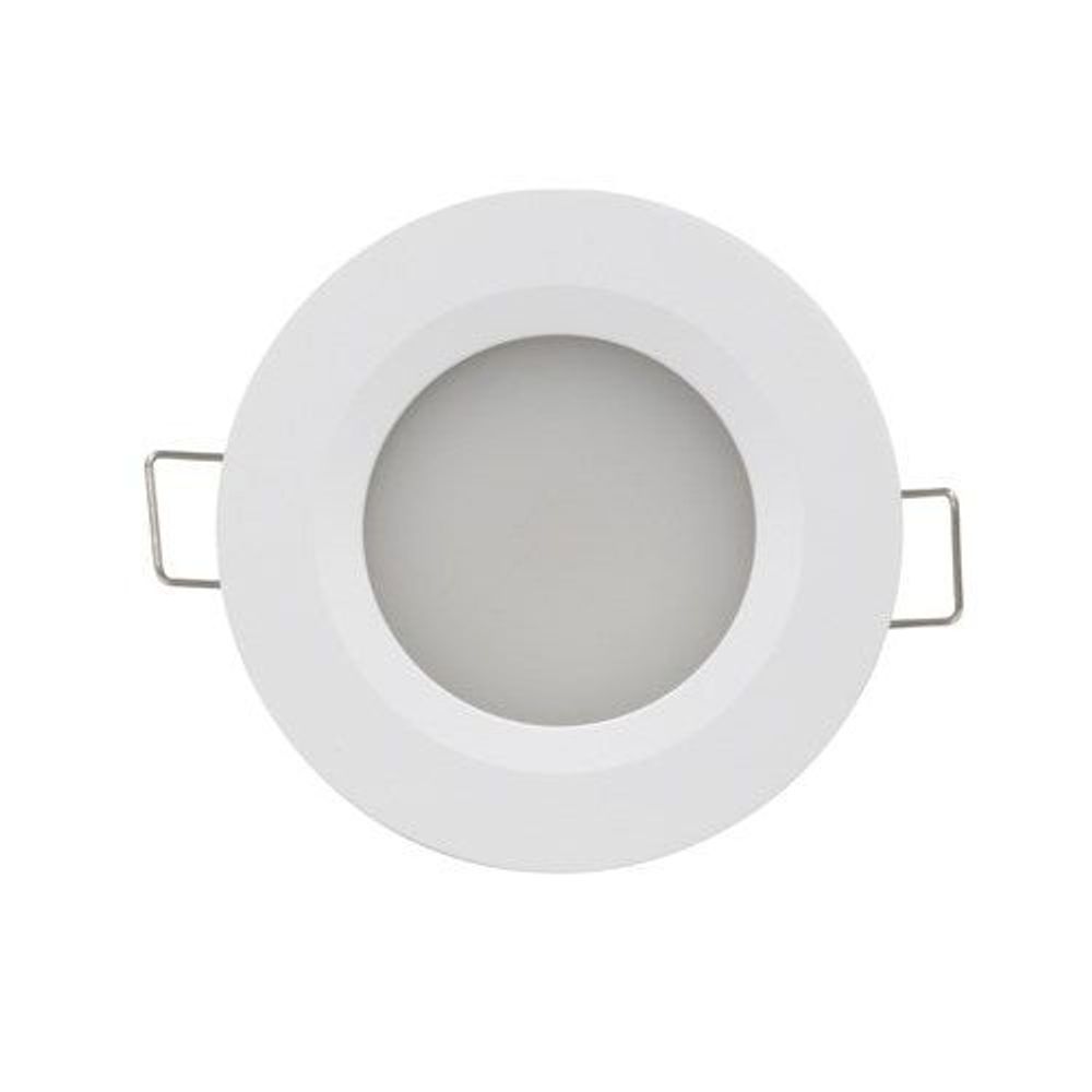 SL2362 - 2W 11-16VDC Cool White LED Downlight with Push Button Diffuser White