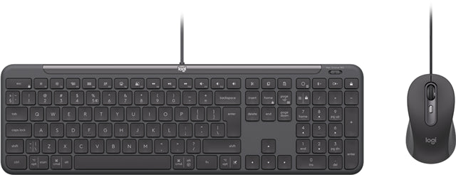 Logitech MK620 Signature Slim USB-C Wired Combo for Business