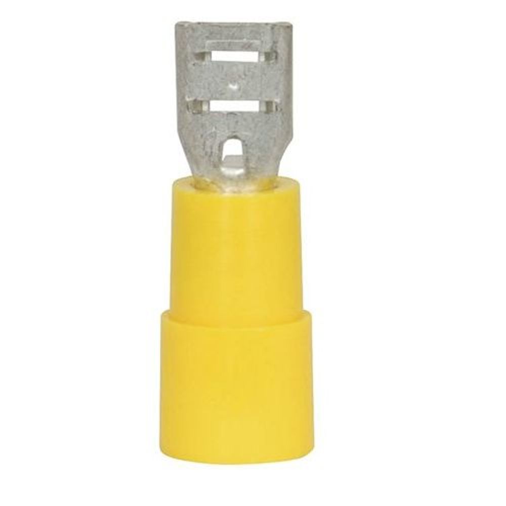 PT4721 - Mini Female Spade - Yellow - Pack of 100