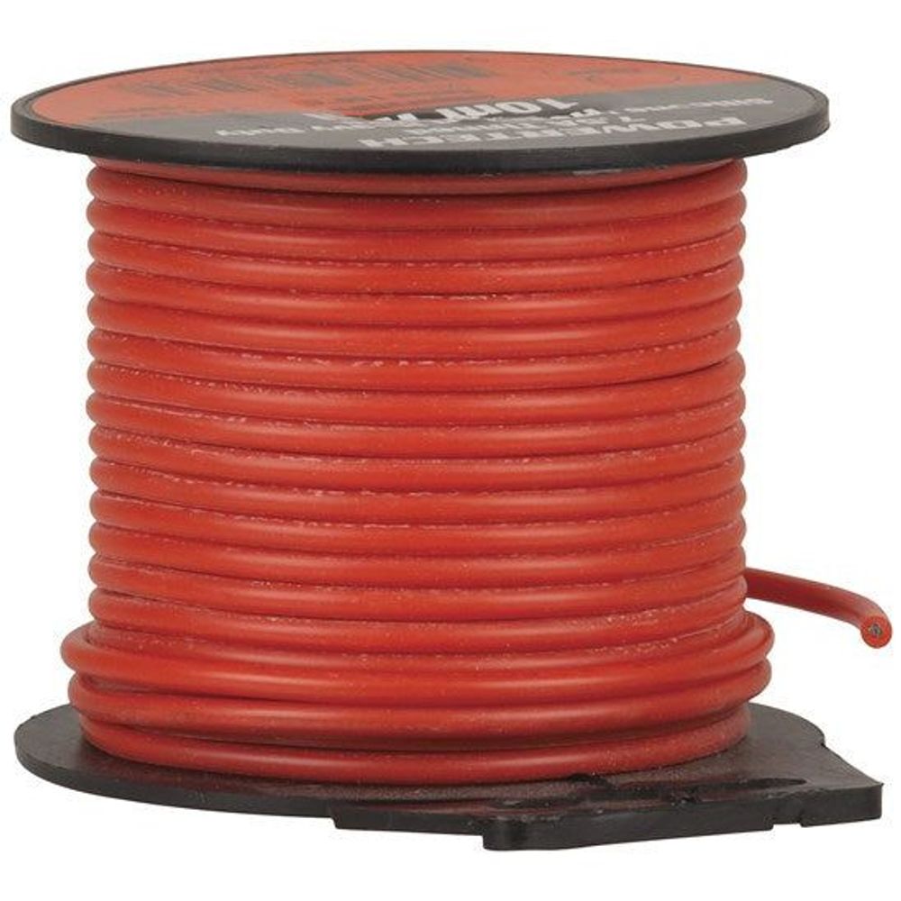 WH3035 - Heavy Duty Silicone Hook Up Wire 10m Handy Pack Red