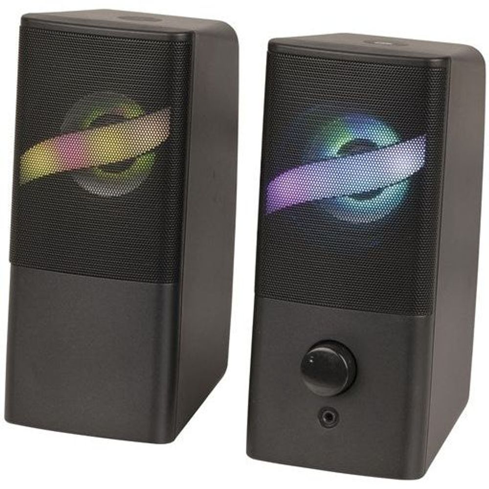 XC5171 - 2CH Powered PC Stereo Speakers with RGB Lights