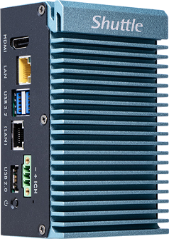 Shuttle SPCEL03 x6413e Fanless -20-60 Industrial PC