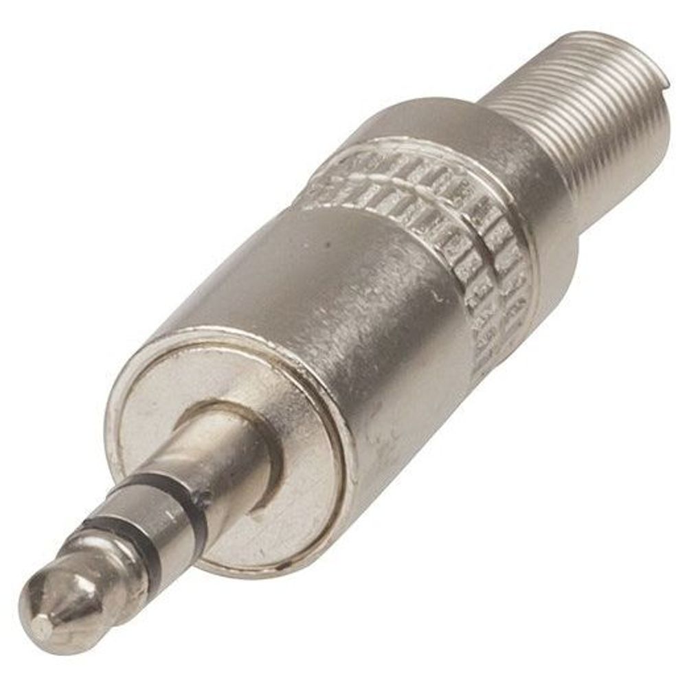 PP0135 - 3.5mm Stereo Metal Plug with Spring
