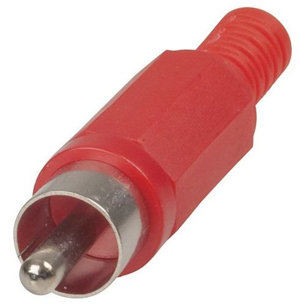 PP0240 - Red RCA Plug - Plastic | Tech Supply Shed