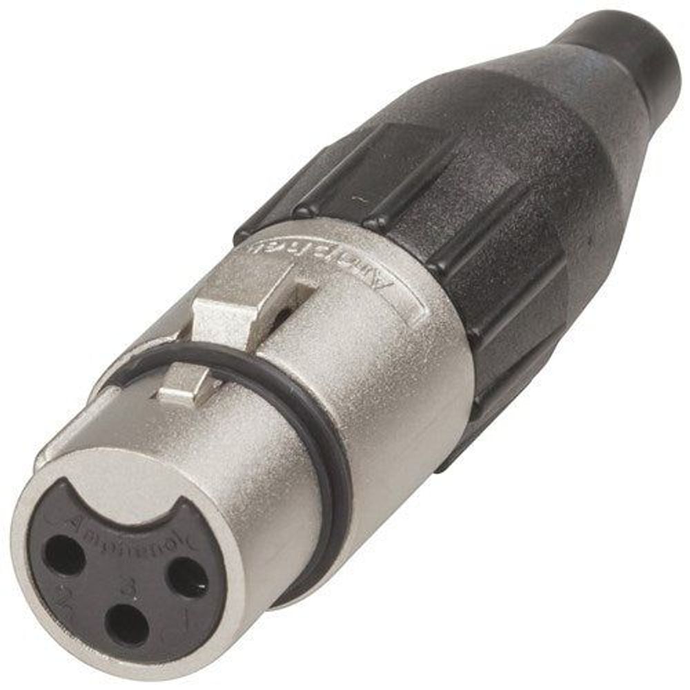 PS1062 - Amphenol 3 Pin Line Female Cannon Type Connector