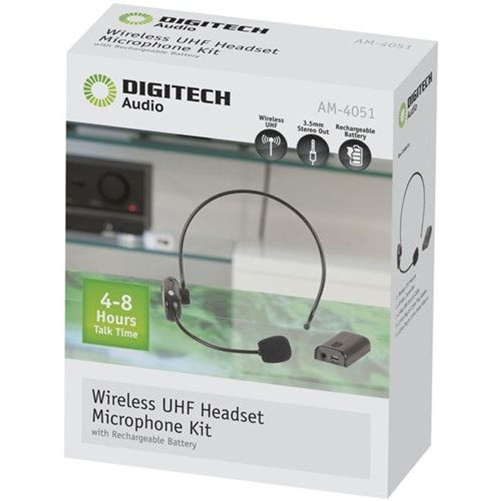 AM4051 - Digitech UHF Headset Microphone Kit