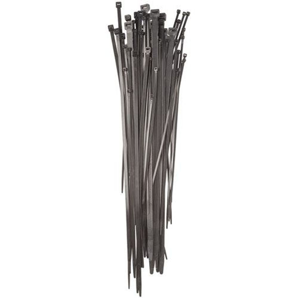 HP1209 - Large Size Mixed Black Cable Tie Set - 70 Pieces