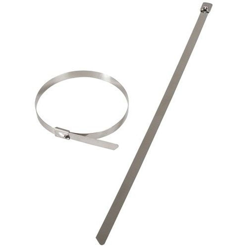 HP1186 - 200 x 7.9mm Stainless Steel Cable Ties - 10 Pack