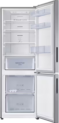Samsung Refrigerator/Freezer 310L Bottom Mount - Silver