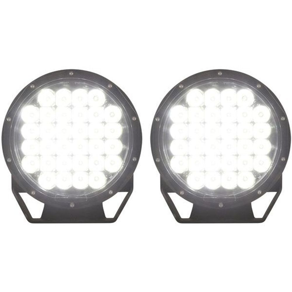 6000 Lumen 7 Inch Solid LED Driving Light, Sold as Pair
