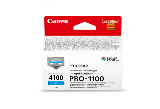 Canon PFI-4100C Ink Cyan