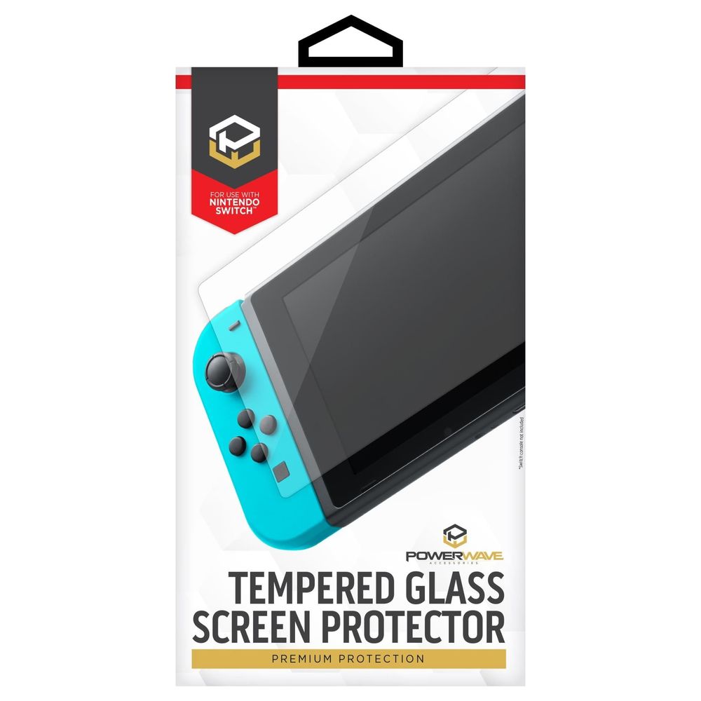 Powerwave Premium Tempered Glass Screen Protector for Nintendo Switch