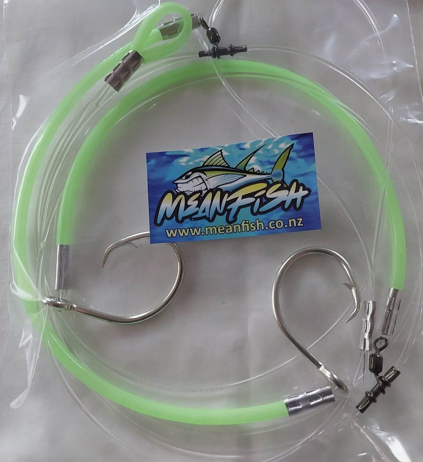 Hapuka (Grouper) 2 Hook Rig 14/0 Circle Hook with Light