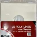 Vinyl Care poly-lined 12-inch inner record sleeves, 25 pack - Turntables at Tech Supply Shed NZ