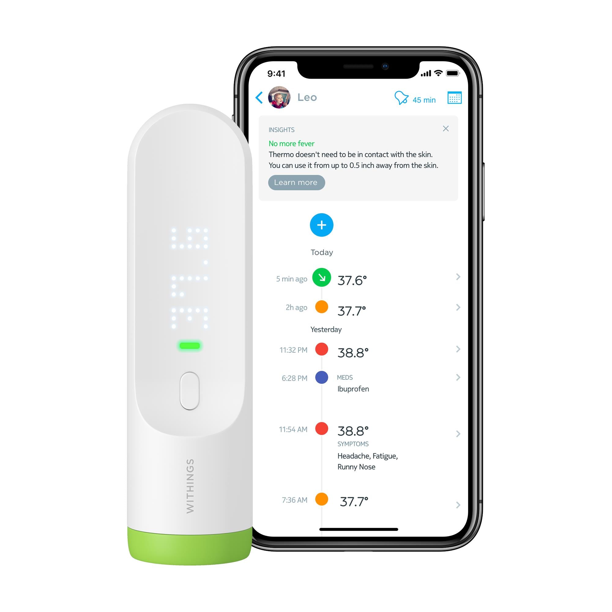 Withings Thermo Smart Temporal Thermometer